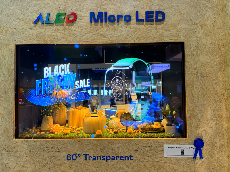 LEYU�پW(w��ng)60����͸����Micro LED�@ʾ���@&rdquo;���Micro LED���g���ê�&rdquo;����Micro LED���͸����֮�OӋ���ԘO�°l(f��)�]���ԿɔUչ�ԟo�pƴ�Ӽ��g�������߂�600 nitsȫ��������������60%��͸�ʼ����^NTSC 110%�ă�(y��u)���Vɫ����F(xi��n)�����������`����ڸ��N����