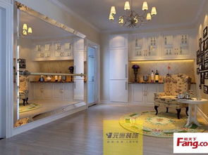 長春鴻坤理想城現代簡約三居室裝修效果圖 138平米13萬裝修設計案例 長春房天下家居裝修網