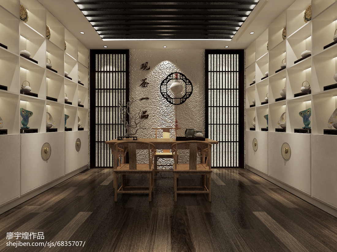 茶葉店裝修效果圖_土巴兔裝修網